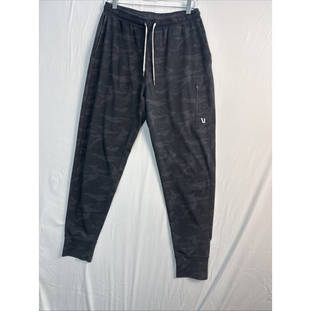 Vuori Men's Sunday Performance Jogger Black Camo Small S Worn (1752)